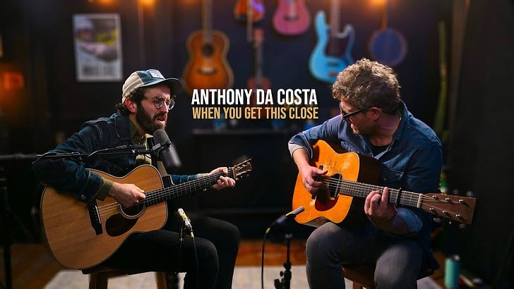 "When You Get This Close" Anthony Da Costa - Live from the MCP
