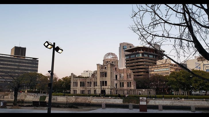 On August 6, 1945, during World War II Hiroshima was bombed. This is a video that was done last year. Inside Hiroshima Peace Memorial Museum: A Powerful 2020 Journey to End Nuclear Weapons