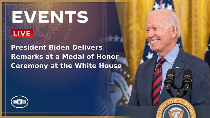 Here Is THE PRESIDENT Doing A Medal Of Honor Ceremony For UNION SOLDIERS, Time To Watch THE PRESIDENT