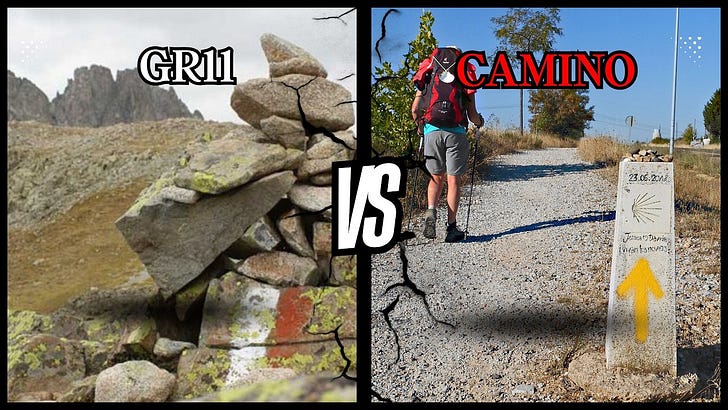 🥾 Camino de Santiago vs. GR11