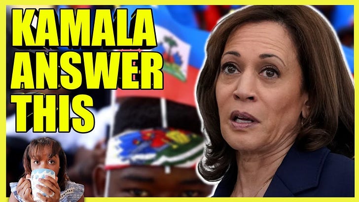 Kamala Harris CONFRONTED (clip) - by Sabrina Salvati