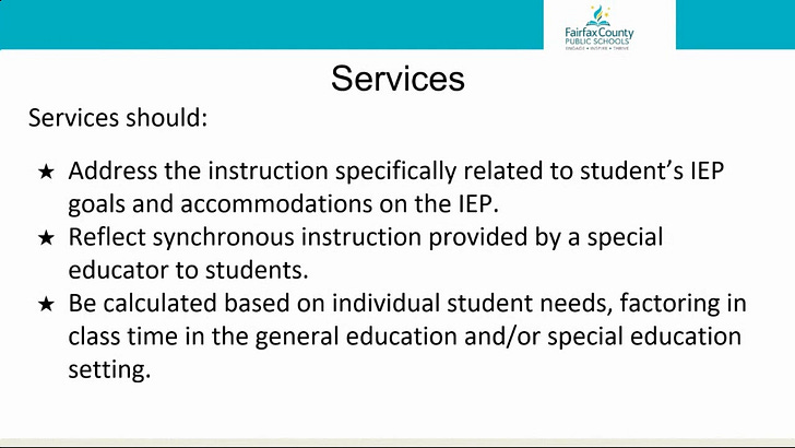 Return to School Virtual IEP Guidance Document