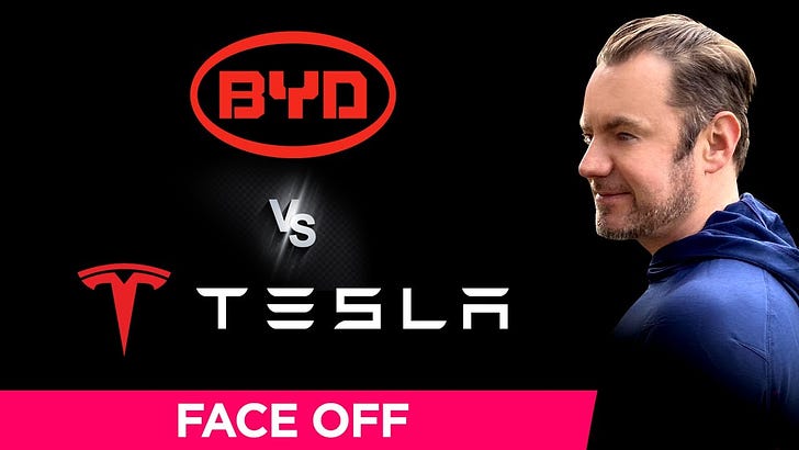 BYD x Tesla: quem ganha a corrida?