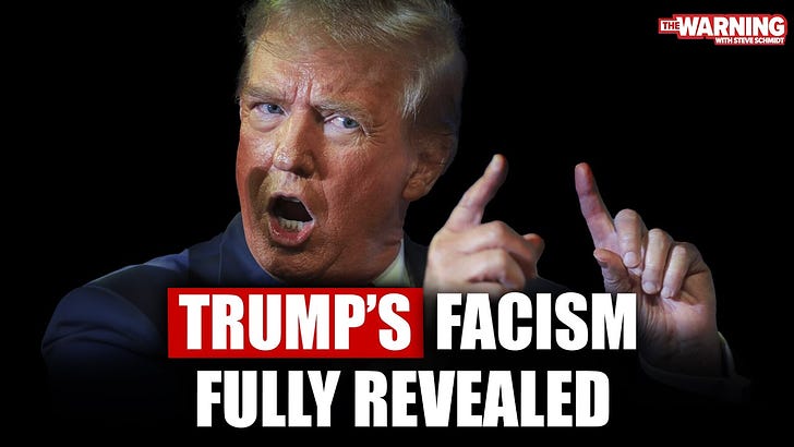 Trump's fascism fully revealed