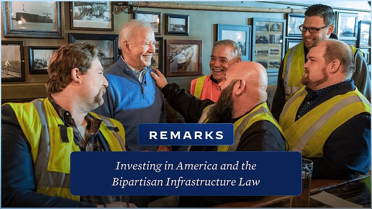 LIVE: Joe Biden Announces Another Infrasexy Infrastucture Week, At A Brewery!