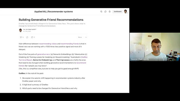 Building Generative Friend Recommendations