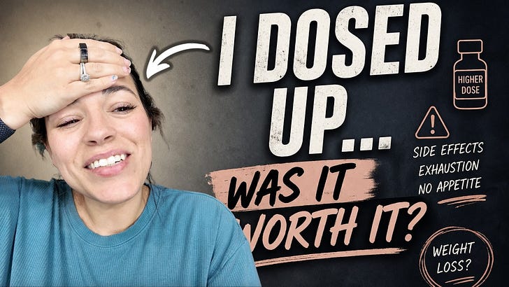 i dosed up and felt like trash. 