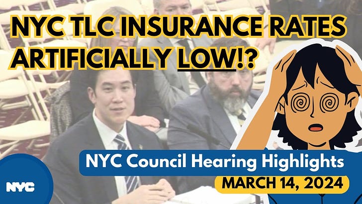 ☂️👀 Chair Do Says NYC TLC Insurance Rates Are "Artificially"...Low!?