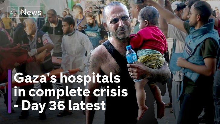 Israelis target hospitals in Gaza - by Robin Westenra