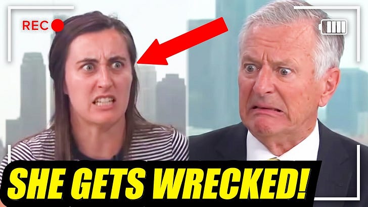 DSA nut job LOSES IT on live T.V. when she can't answer the questions