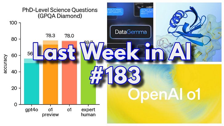 LWiAI 播客第183集 - OpenAI o1，Adobe视频生成，DeepMind AlphaProteo