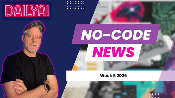 Preview image for No-Code News Roundup - Week 5-2026