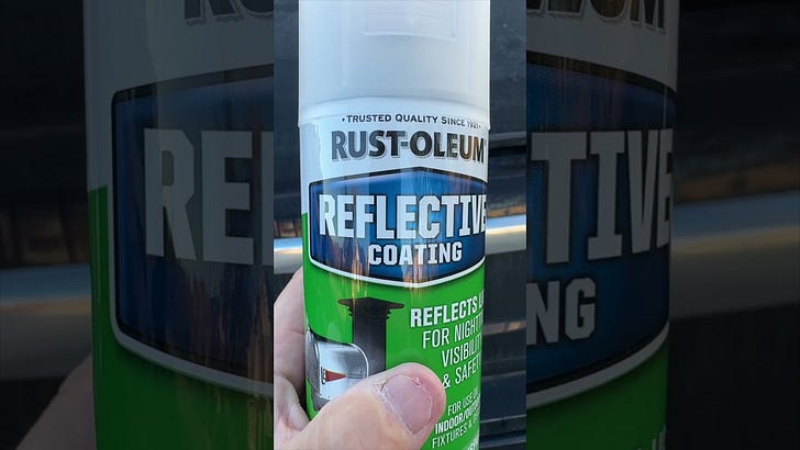 Definitely DO NOT spray Rustoleum 214944 on your license plates