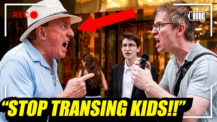 Gays for Trump DESTROYS woke comedian in fiery street confrontation