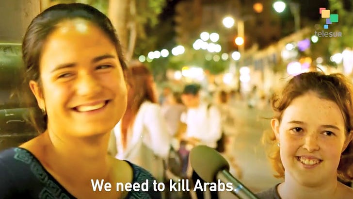 Everyday Israelis Express Support for Genocide to Abby Martin