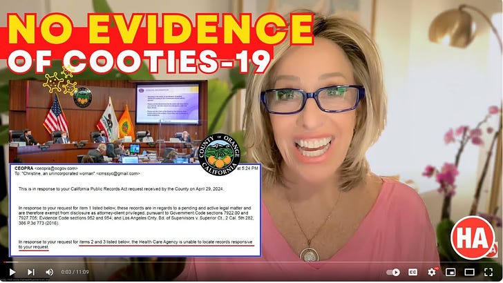 NO EVIDENCE of COOTIES 