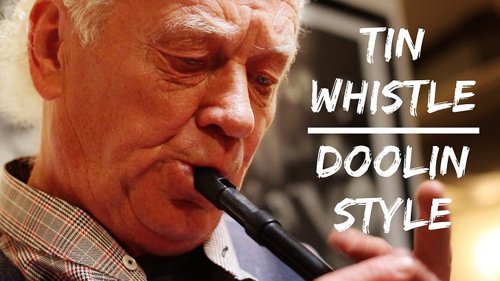Traditional Irish Tin Whistle Music 🎵🎵 [Doolin Style]