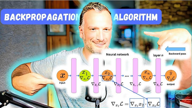 The Backpropagation Algorithm! - by Damien Benveniste
