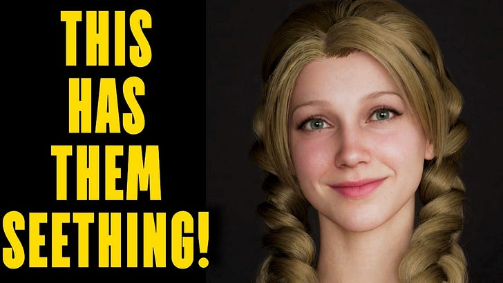 VIDEO: Petty Blonde Knight's Path Character Triggers Leftist Mob