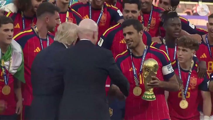 Cup crazy: Trump hijacks World Cup glory in a spectacle historians won’t forget