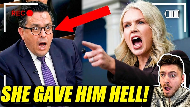 Karoline Leavitt SHUTS UP Fake News reporter for RAGE BAITING question