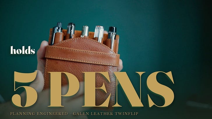 Stationery Pulse: DC Pen Show Season, and a Case That Holds Five Pens