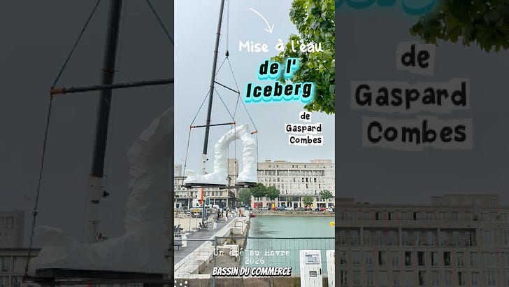 Iceberg Gaspard Combes Le Havre : mise à l’eau spectaculaire sous l’orage