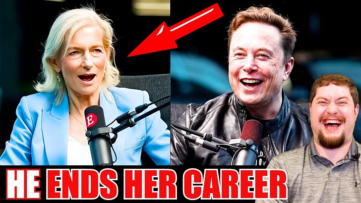 Elon Musk SAVAGELY HUMILIATES elitist reporter on her own podcast