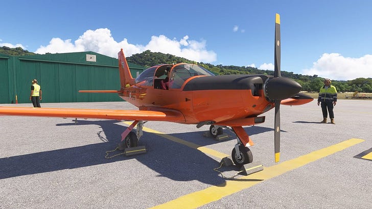 First look at the Sim Skunk Works Aeromacchi / Siai Marchetti SF260 in ...