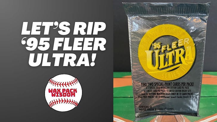 Let's Rip 1995 Fleer Ultra Baseball! Mid-'90s MLB Stars Pulled? See Who We Get! 