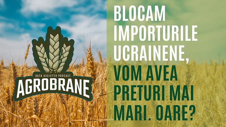 Blocam importurile ucrainene, vom avea preturi mai mari. 