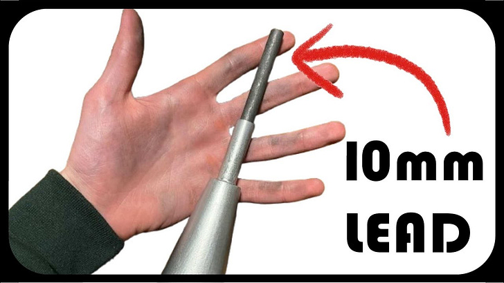 A giant-sized mechanical pencil