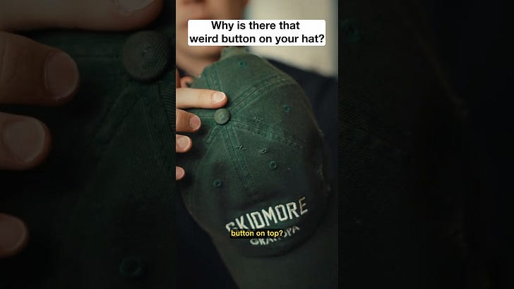 Why the button on top of baseball caps is smarter than it looks