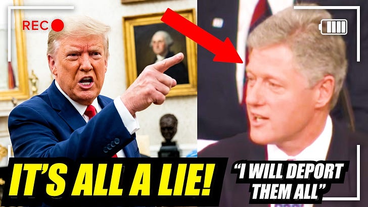 Bill Clinton's MAGA immigration speech has Democrats panicking!