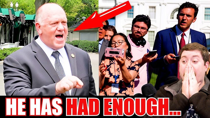 Tom Homan gets surrounded by anti-Trump reporters, what he does next is pure MAGA