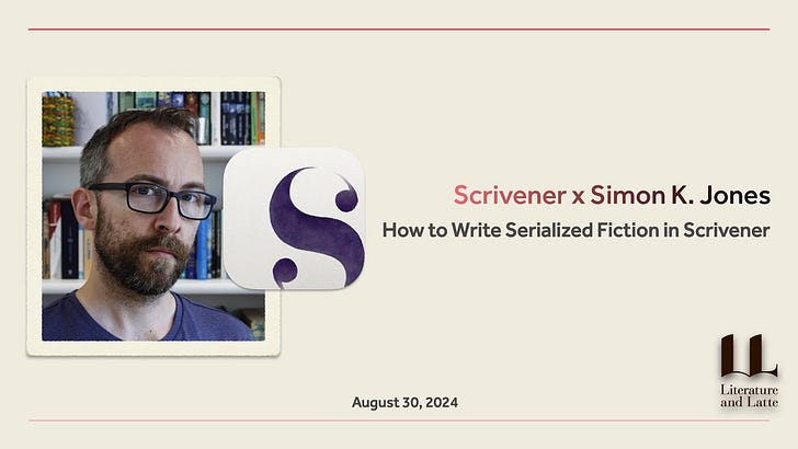 Writing serial fiction with Scrivener