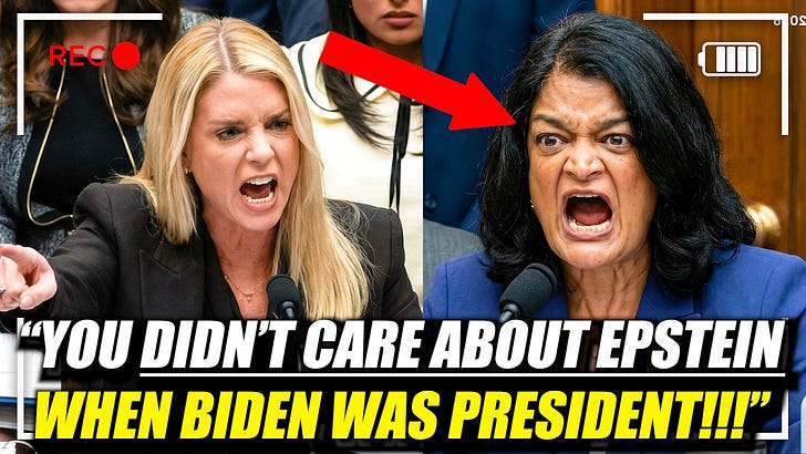 Pam Bondi just DROPPED THE BOMB on Democrat Epstein hypocrites once and for ALL!