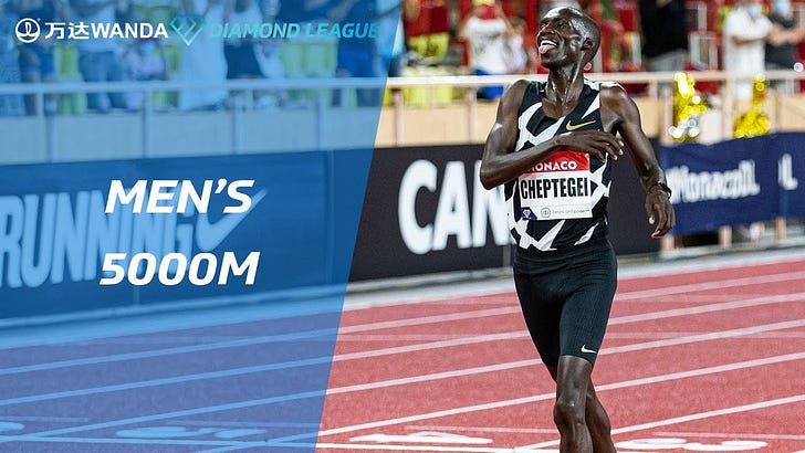 The 5,000m world record went down at the Diamond League meet in Monaco