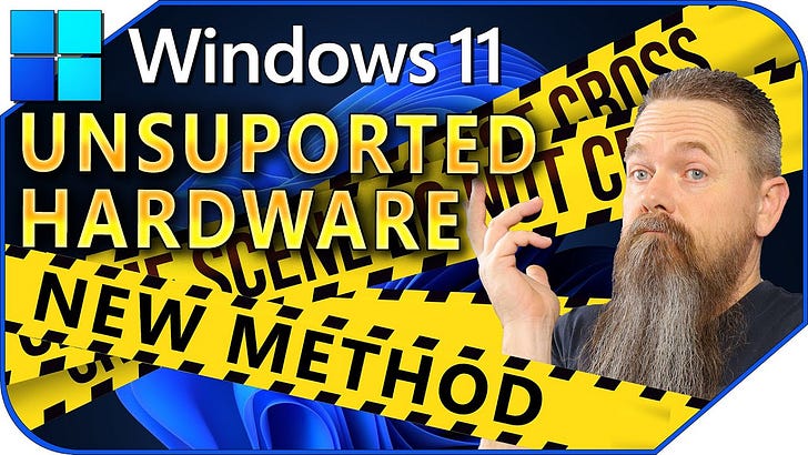 New Method For Installing Windows 11 on Unsupported PCs