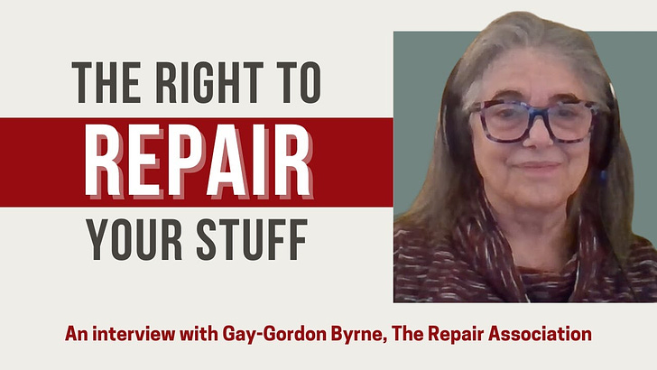 “Try not to buy shit that’s gonna break in the first place.” Christmas shopping advice from a right to repair advocate 