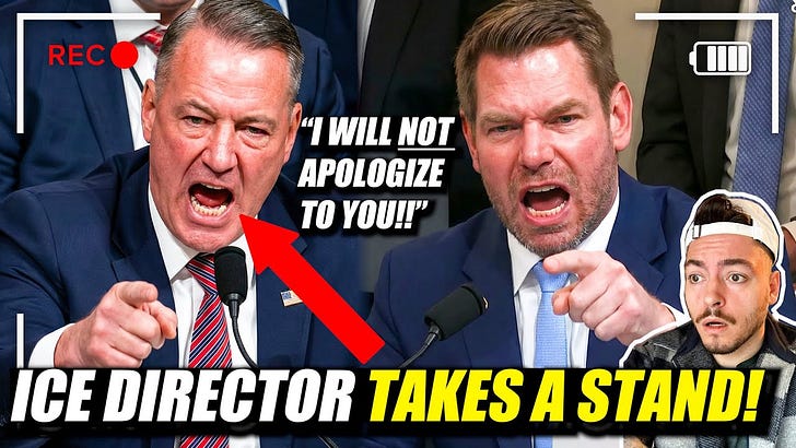 ICE Director REFUSES to be bullied by Eric Swalwell into apologizing for recent shootings