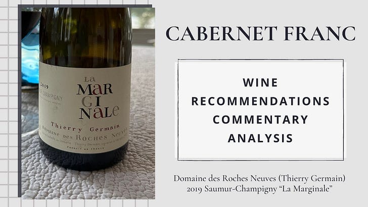 Domaine des Roches Neuves, 2019 Saumur-Champigny “La Marginale”