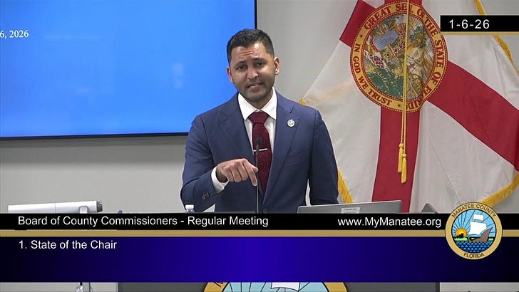 Manatee County Commission Chair Outlines Priorities and Calls for Unity in 2026