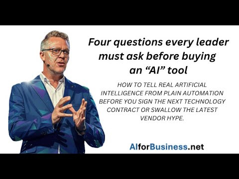 Four questions every leader must ask before buying an “AI” tool