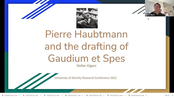 Remembering Pierre Haubtmann, redactor of Gaudium et Spes
