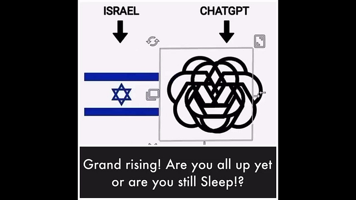 Chat GPT Logo Has Hidden Israeli "Star of David" = 6 Sides, Angles, & Planes (666)