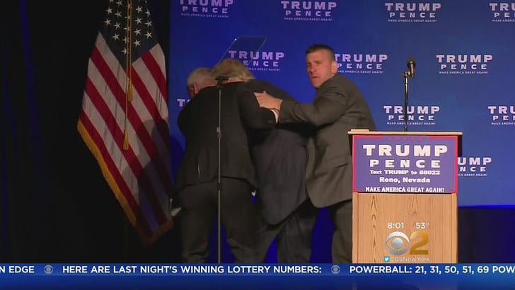 Here are two videos of Donald Trump getting rushed off the stage in 2016...and being groomed by forces to Save the World