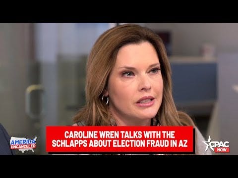 Caroline Wren Talks with the Schlapps about Election Fraud in AZ ...