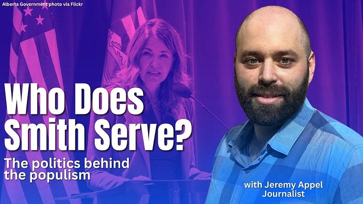 Whose interests does Danielle Smith serve?