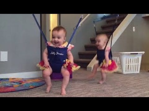 Twin Baby Irish Dance ( How cute is this?)